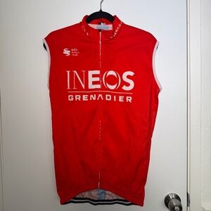 INEOS Grenadier Red Cycling Vest Men's XL